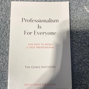 Professionalism is for everyone. a great book to better professionalism.